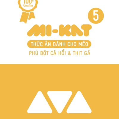 Mikat 5 - Phủ bột cá hồi và Thịt gà