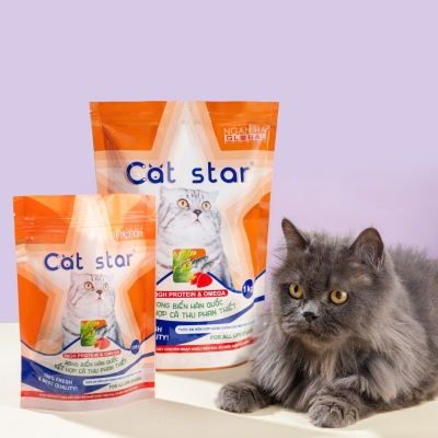 Thức ăn hạt cho mèo Cat Star 350g