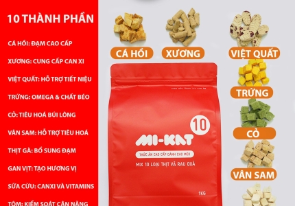 MI-KAT ra mắt dòng pate cao cấp cho mèo